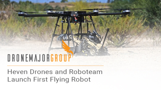 Heven Drones and Roboteam Launch First Flying Robot