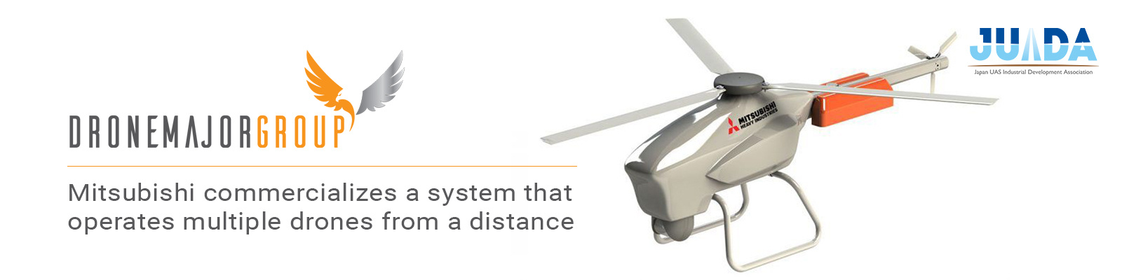 Mitsubishi Heavy Industries will commercialize a system that can operate multiple drones from a distance of 1,000km by 2022.