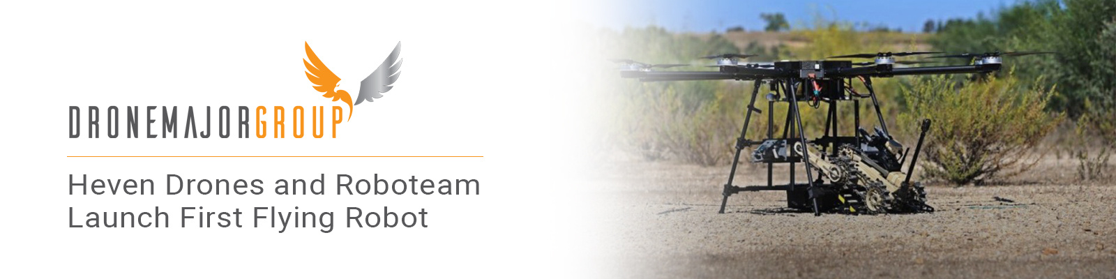 Heven Drones and Roboteam Launch First Flying Robot