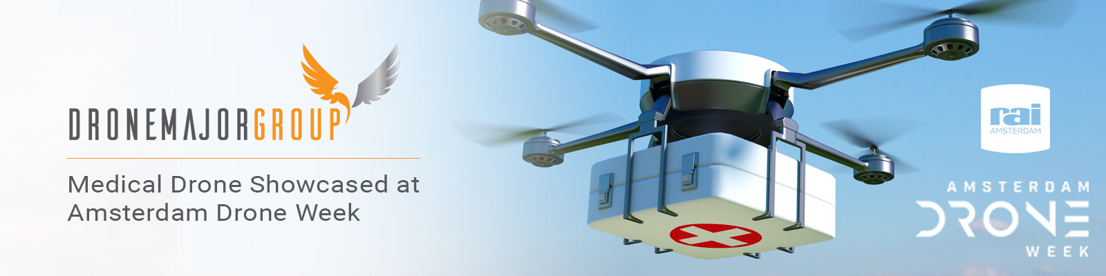 Medical drone showcased at Amsterdam Drone Week