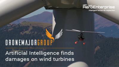 Artificial Intelligence finds damages on wind turbines