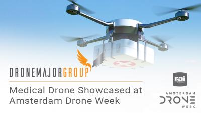 Medical drone showcased at Amsterdam Drone Week