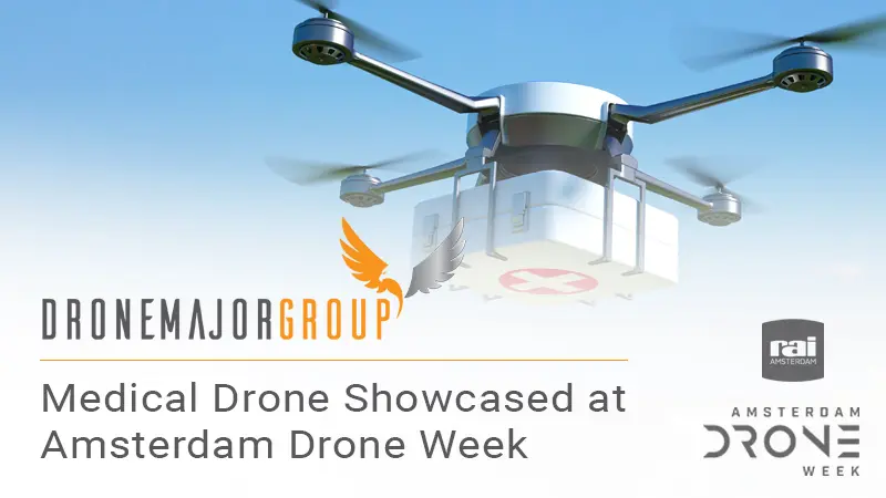 Medical drone showcased at Amsterdam Drone Week