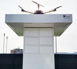Valqari 6 Locker, Large Drone Delivery Station