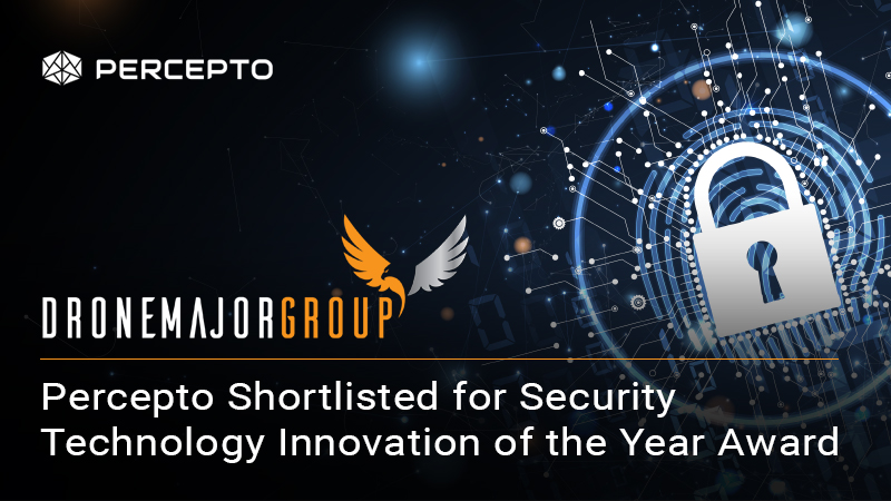 Percepto Autonomous Drone-in-a-Box Shortlisted for Prestigious Security Technology Innovation of the Year Award
